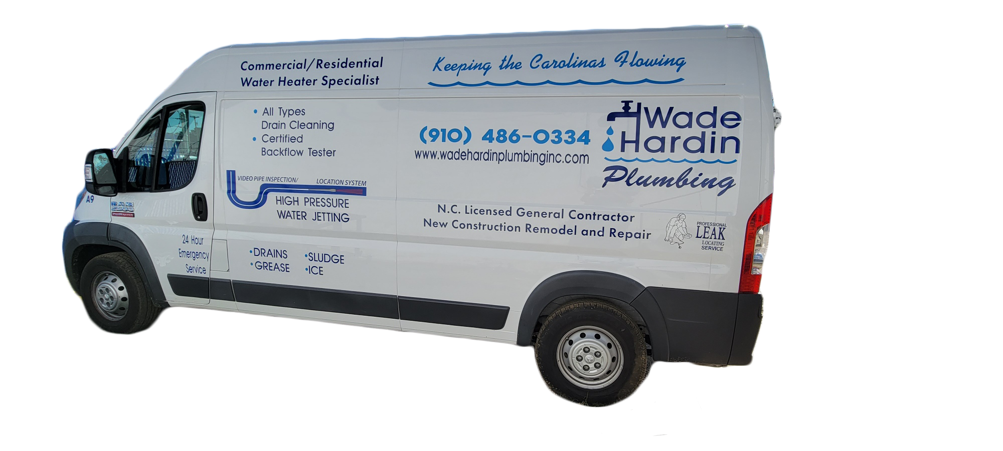 Contact Wade Hardin Plumbing