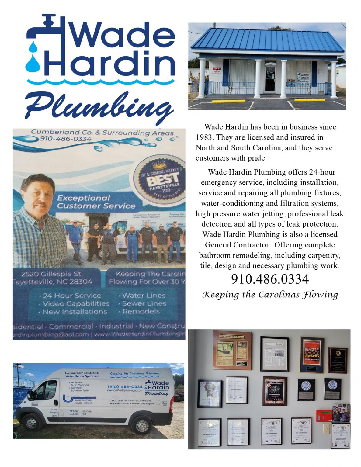 About Wade Hardin Plumbing